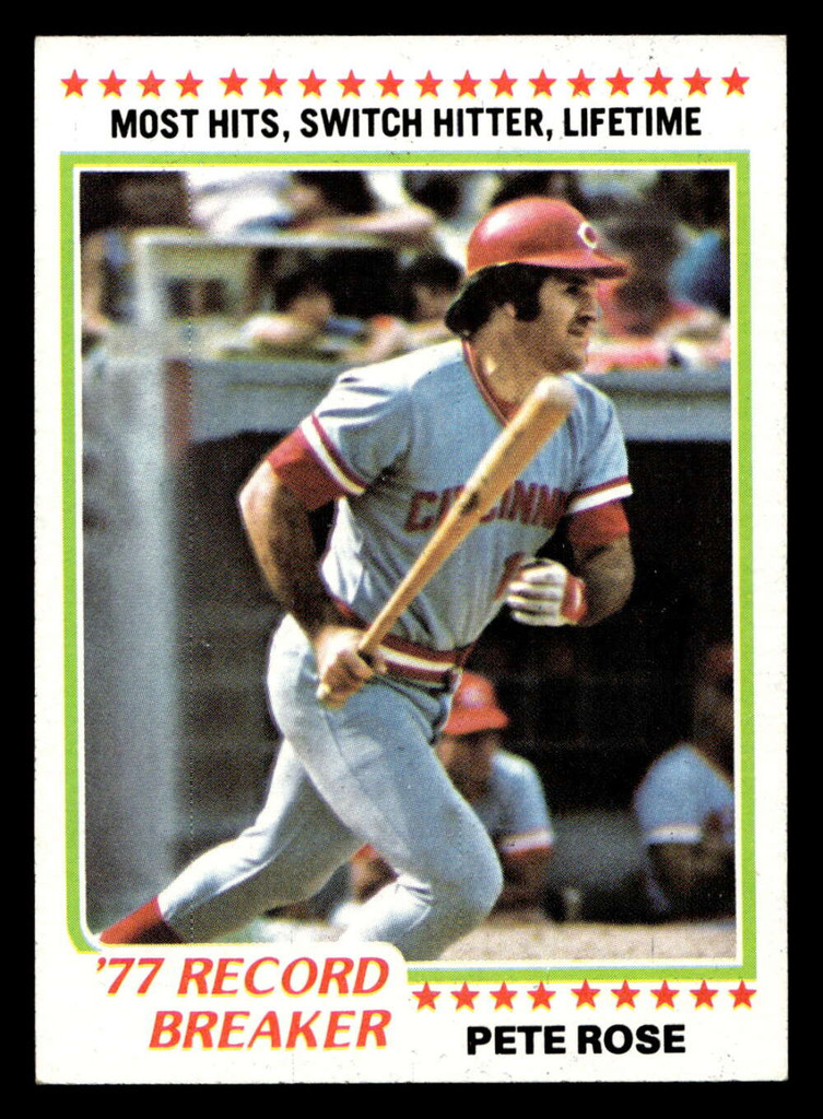 1978 Topps #5 Pete Rose RB Near Mint  ID: 518551