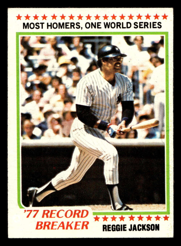 1978 Topps #7 Reggie Jackson RB Near Mint  ID: 518559