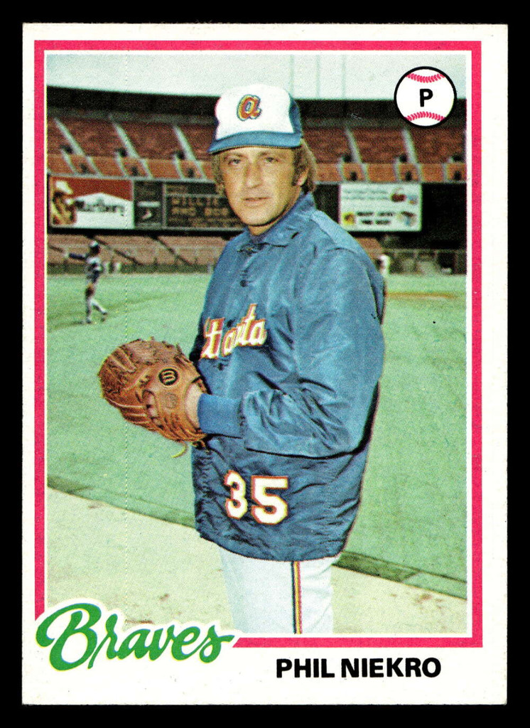 1978 Topps #10 Phil Niekro Near Mint  ID: 518569