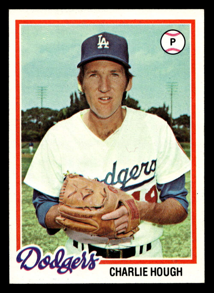 1978 Topps #22 Charlie Hough Near Mint+  ID: 518617
