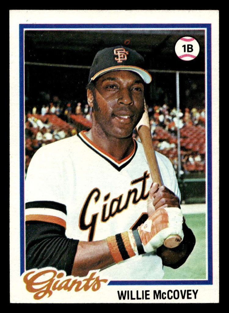 1978 Topps #34 Willie McCovey Near Mint  ID: 518666