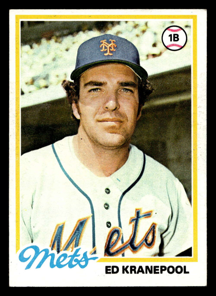 1978 Topps #49 Ed Kranepool Ex-Mint  ID: 518720