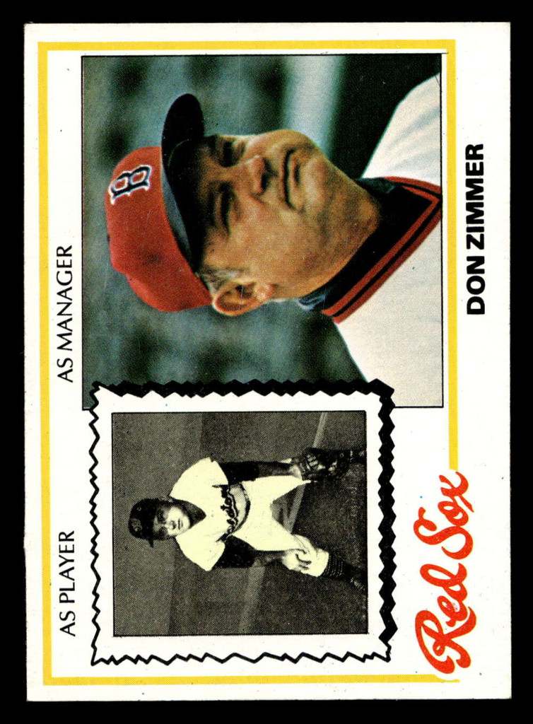 1978 Topps #63 Don Zimmer MG Near Mint  ID: 518780