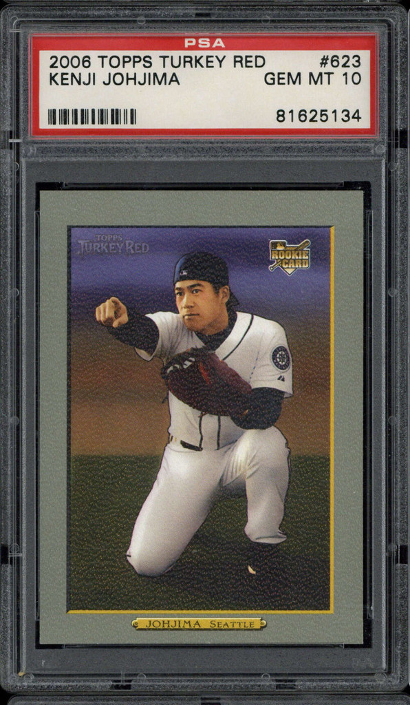 2006 Topps Turkey Red #623 Kenji Johjima Mariners PSA 10 GEM MINT