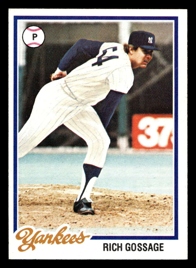 1978 Topps #70 Rich Gossage Near Mint  ID: 518865