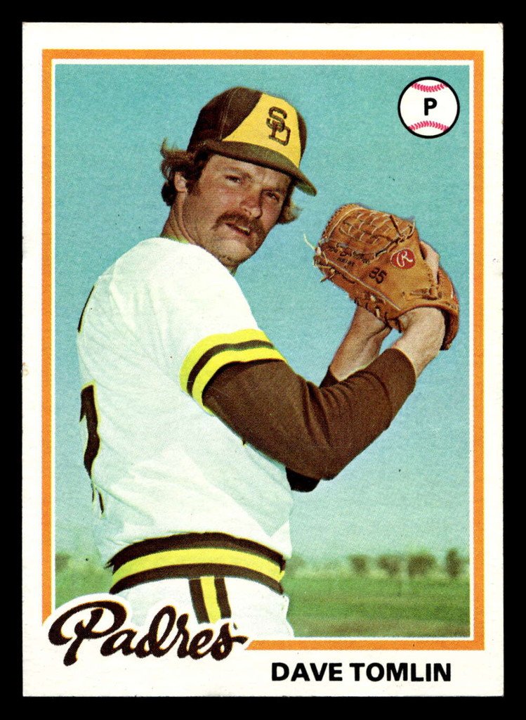 1978 Topps #86 Dave Tomlin Near Mint+  ID: 518933
