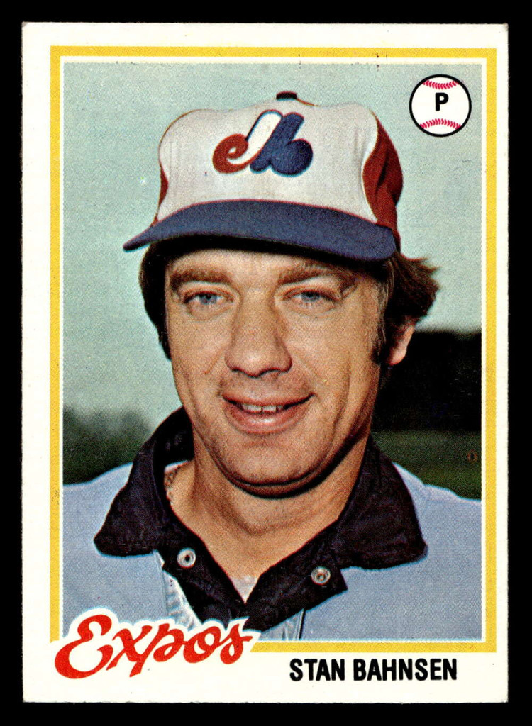 1978 Topps #97 Stan Bahnsen Near Mint  ID: 518976