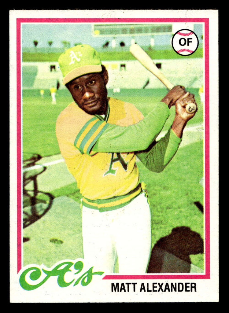 1978 Topps #102 Matt Alexander Near Mint+  ID: 518998