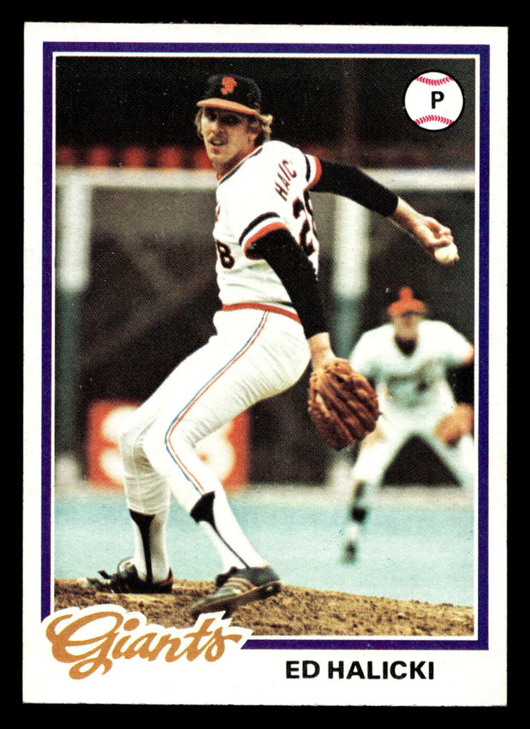 1978 Topps #107 Ed Halicki Near Mint+  ID: 519017