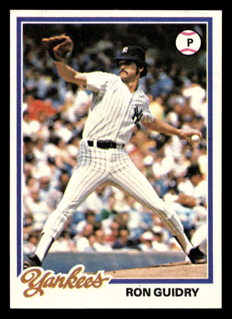 1978 Topps #135 Ron Guidry DP Ex-Mint  ID: 519130