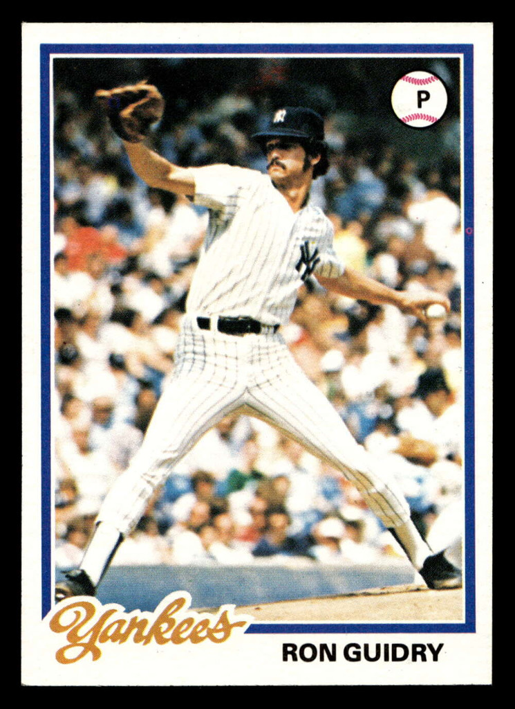 1978 Topps #135 Ron Guidry DP Near Mint  ID: 519131