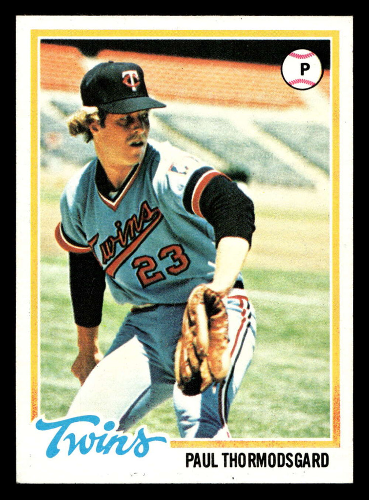 1978 Topps #162 Paul Thormodsgard Near Mint RC Rookie  ID: 519237
