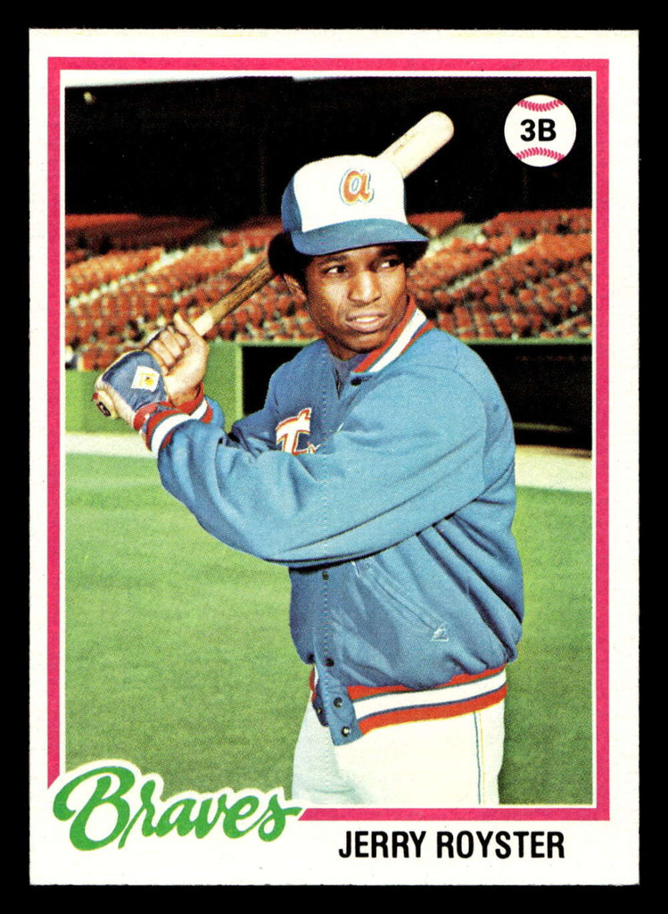 1978 Topps #187 Jerry Royster DP Near Mint  ID: 519336