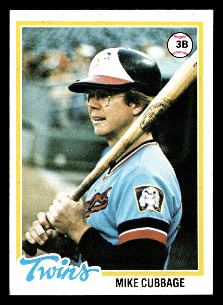 1978 Topps #219 Mike Cubbage Ex-Mint  ID: 519537