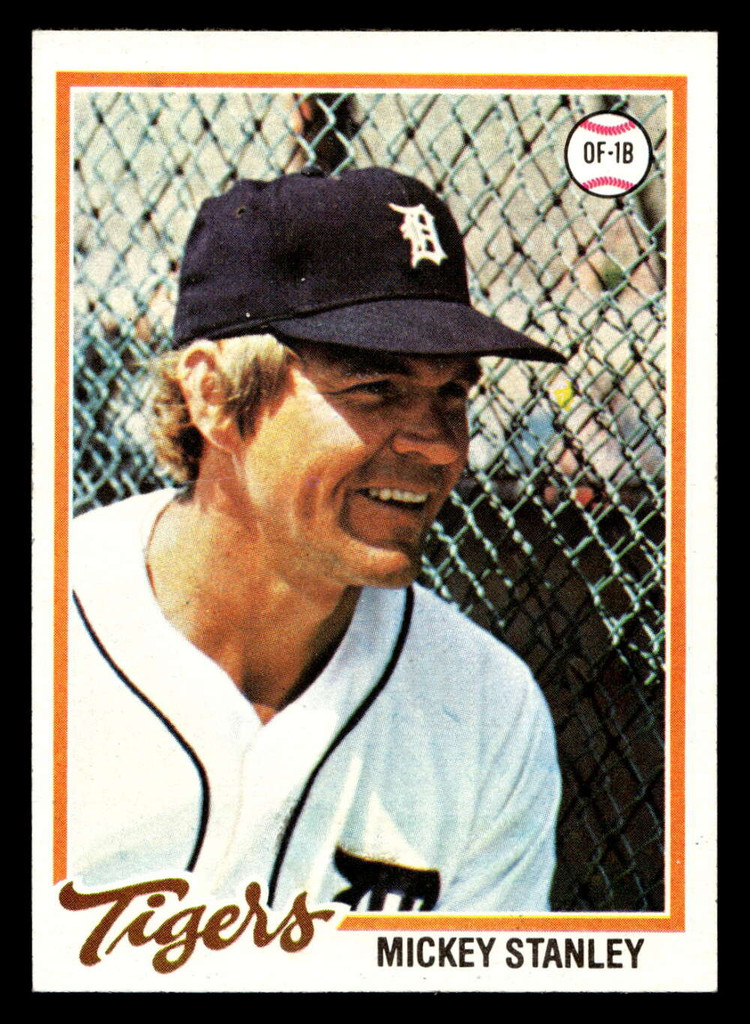 1978 Topps #232 Mickey Stanley Near Mint+  ID: 519588