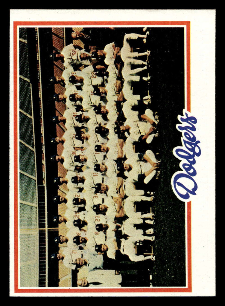 1978 Topps #259 Dodgers Team Near Mint  ID: 519698