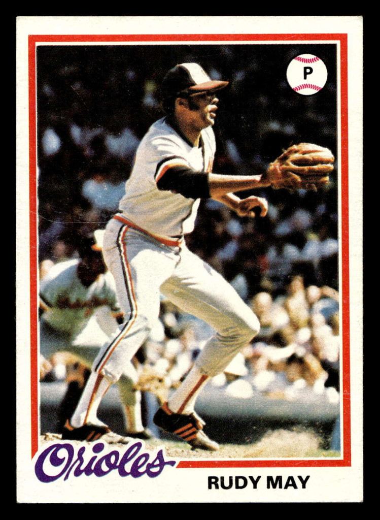 1978 Topps #262 Rudy May Ex-Mint 