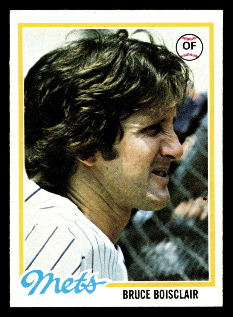 1978 Topps #277 Bruce Boisclair Near Mint  ID: 519772