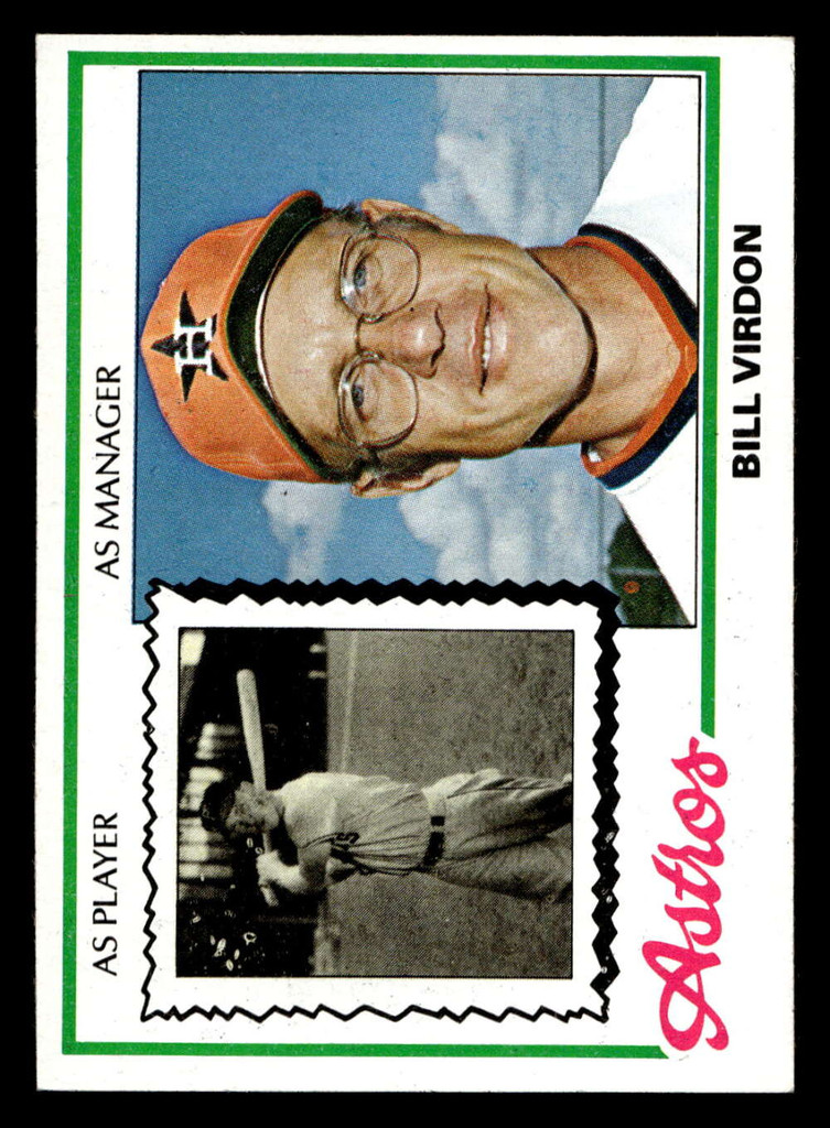 1978 Topps #279 Bill Virdon MG Near Mint  ID: 519778