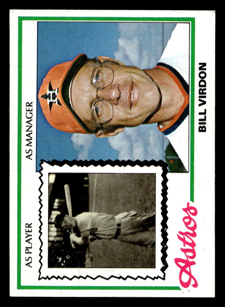 1978 Topps #279 Bill Virdon MG Near Mint  ID: 519779