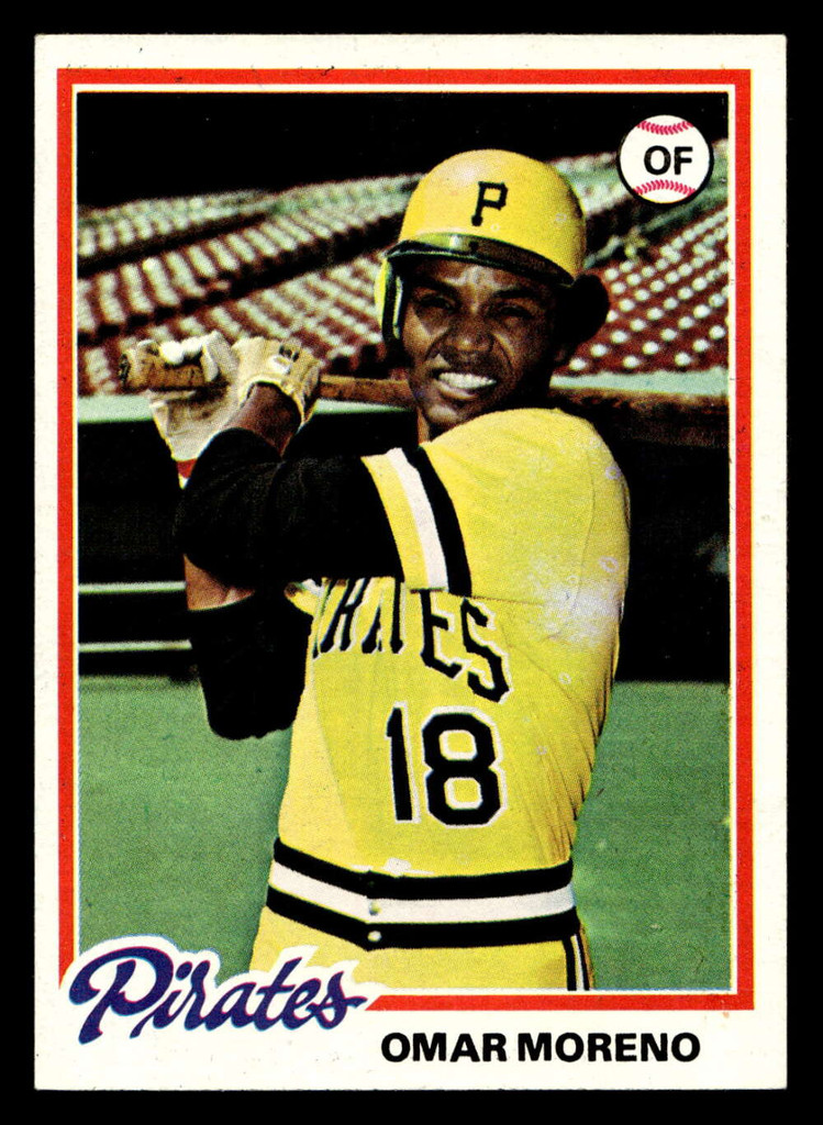 1978 Topps #283 Omar Moreno Near Mint  ID: 519795