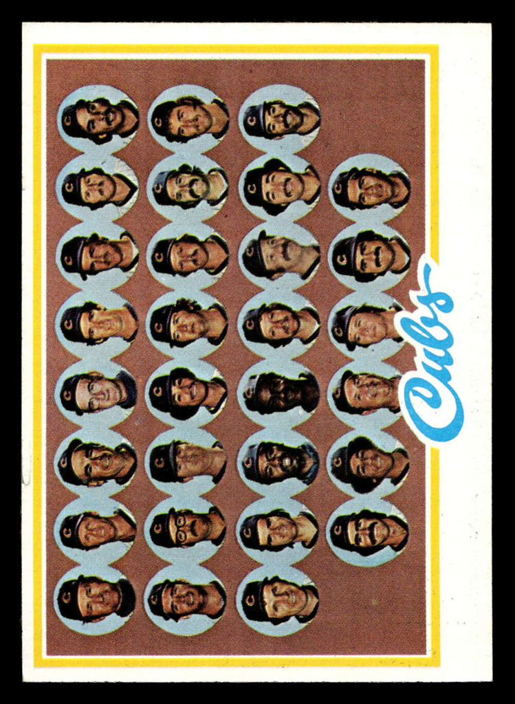 1978 Topps #302 Cubs Team Ex-Mint  ID: 519870