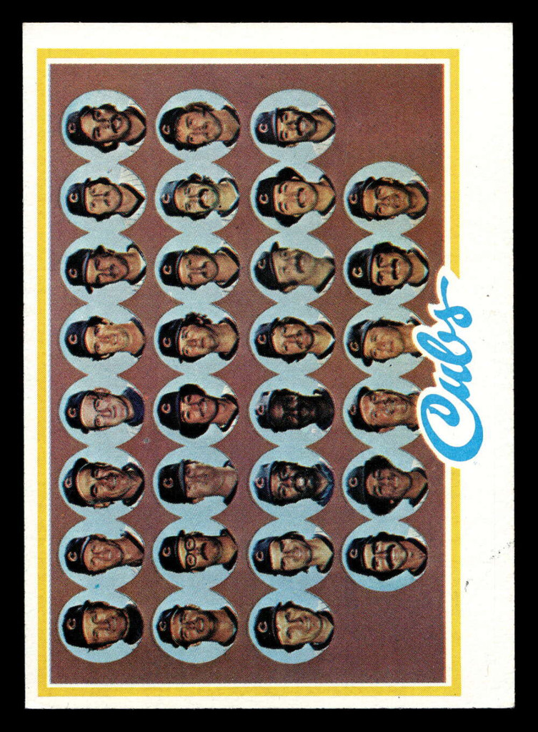 1978 Topps #302 Cubs Team Ex-Mint  ID: 519874
