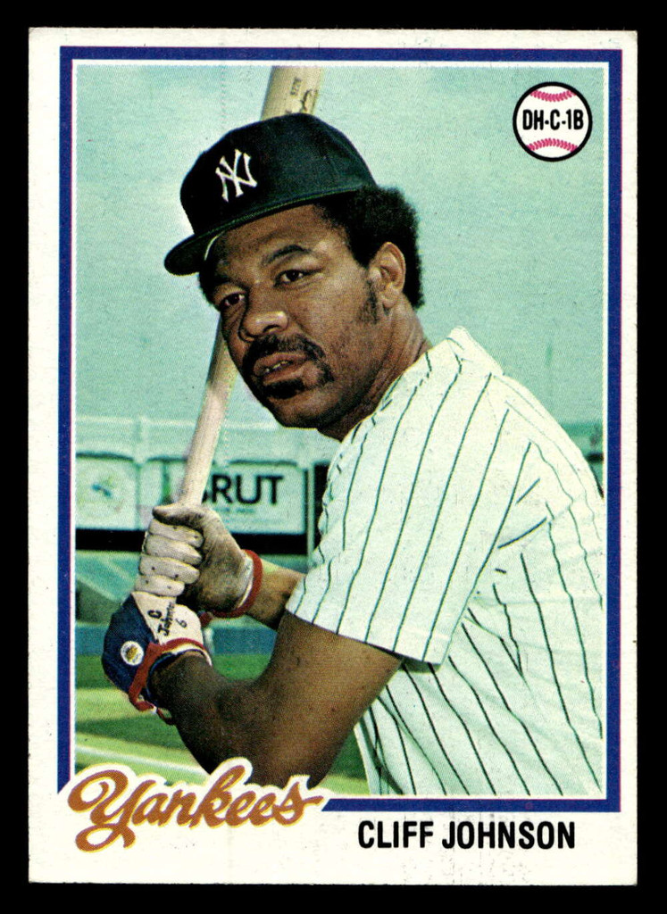 1978 Topps #309 Cliff Johnson Ex-Mint 