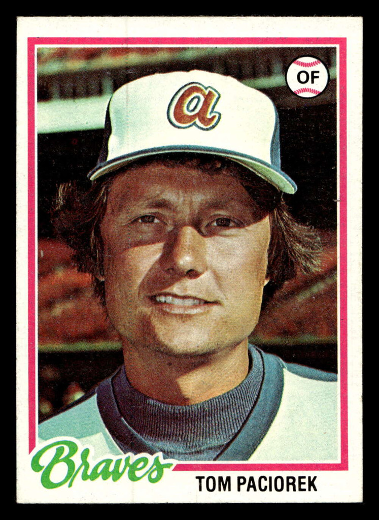 1978 Topps #322 Tom Paciorek Near Mint  ID: 519952