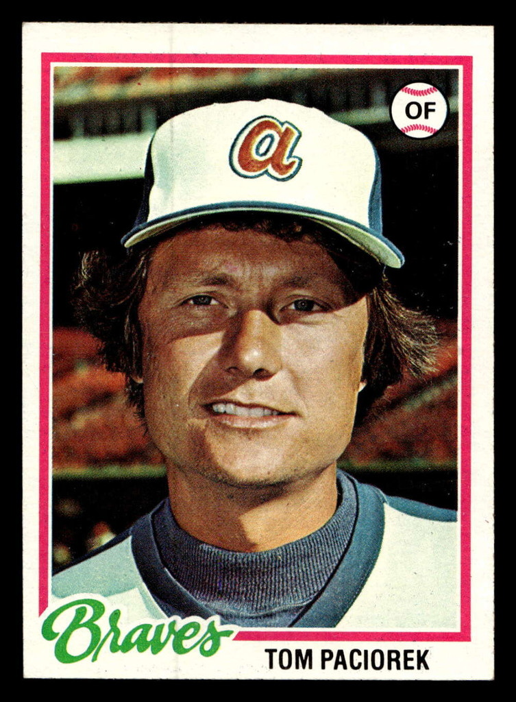 1978 Topps #322 Tom Paciorek Near Mint  ID: 519954