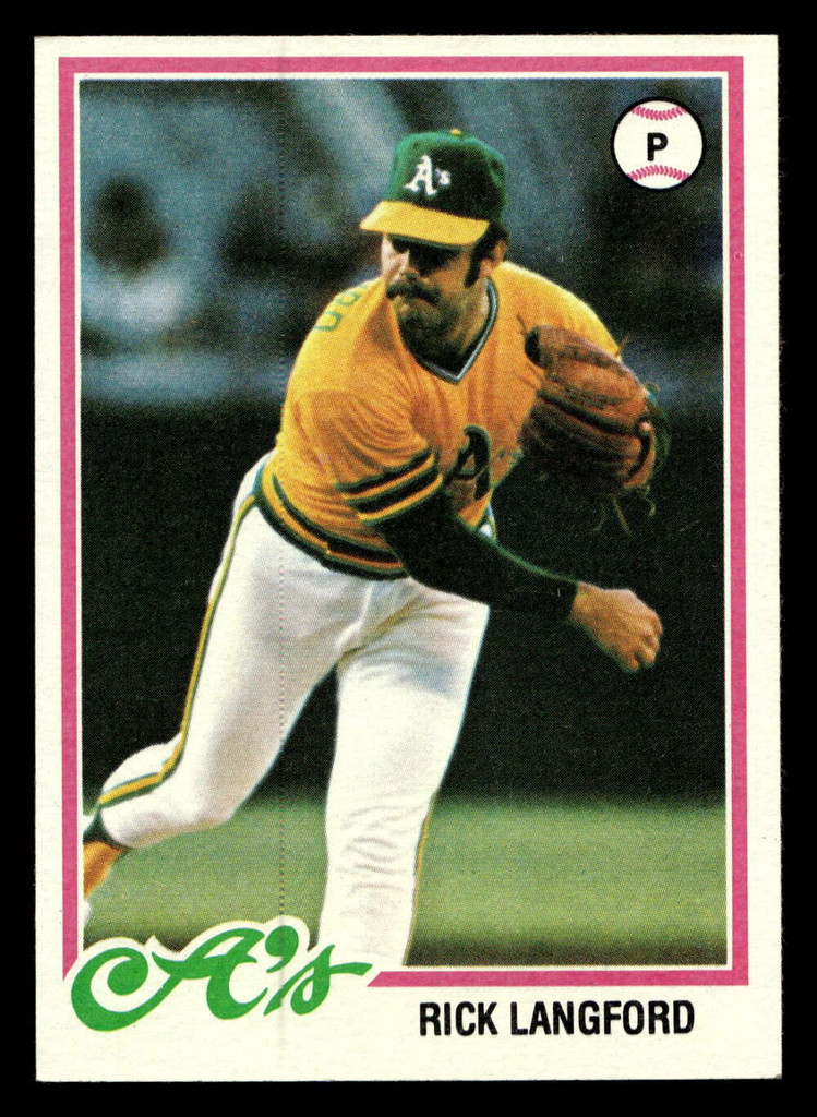 1978 Topps #327 Rick Langford DP Near Mint RC Rookie  ID: 519971