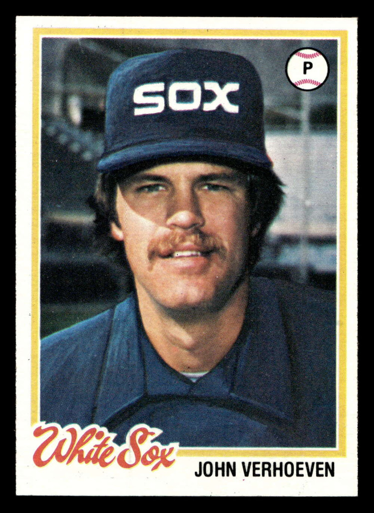 1978 Topps #329 John Verhoeven Near Mint  ID: 519982