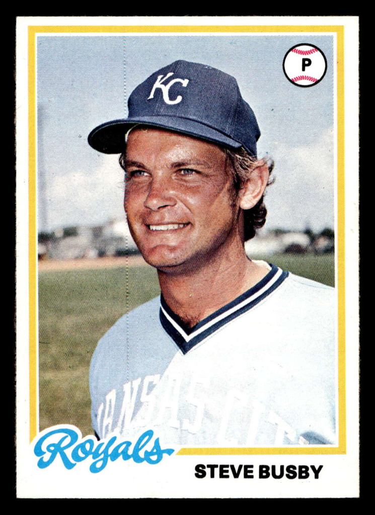 1978 Topps #336 Steve Busby Near Mint  ID: 520009