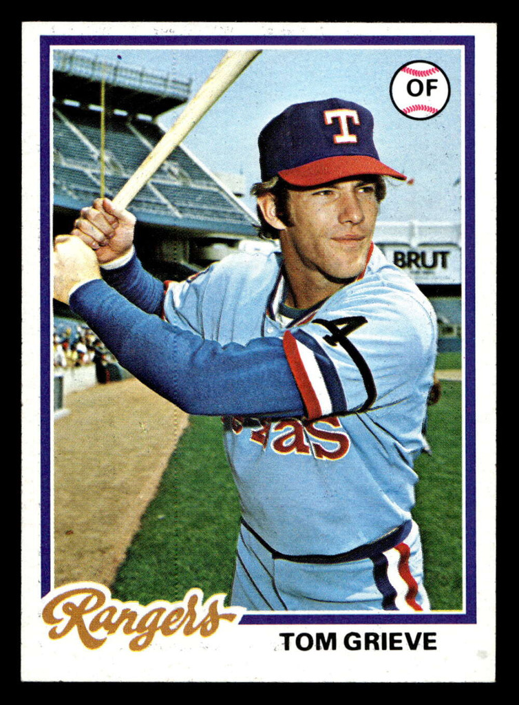1978 Topps #337 Tom Grieve Near Mint+  ID: 520013