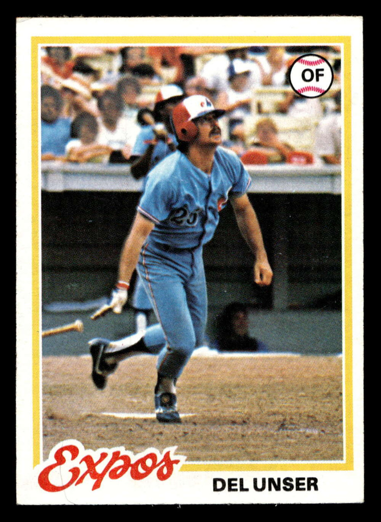 1978 Topps #348 Del Unser Ex-Mint 