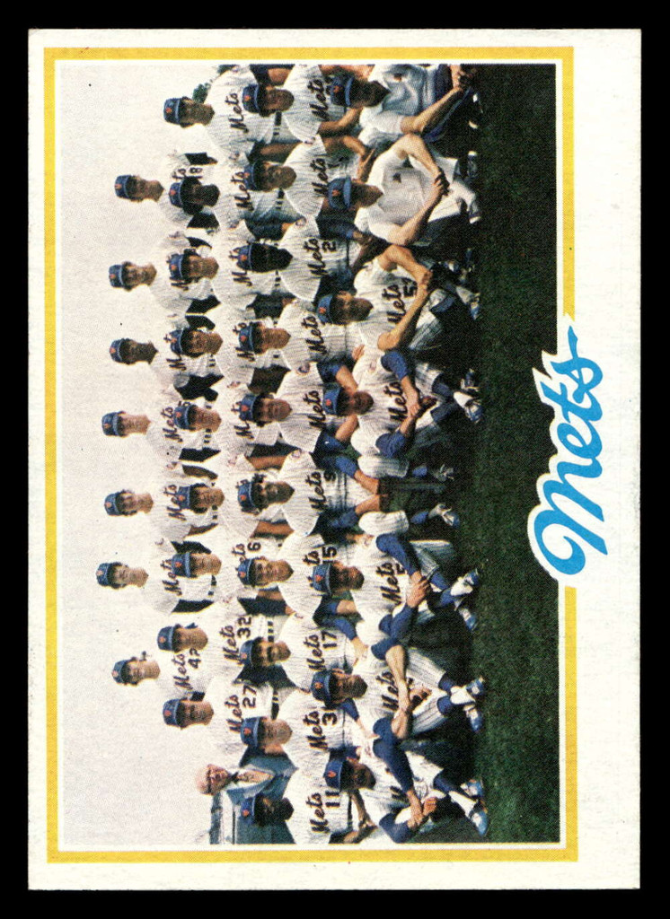 1978 Topps #356 Mets Team Near Mint  ID: 520088