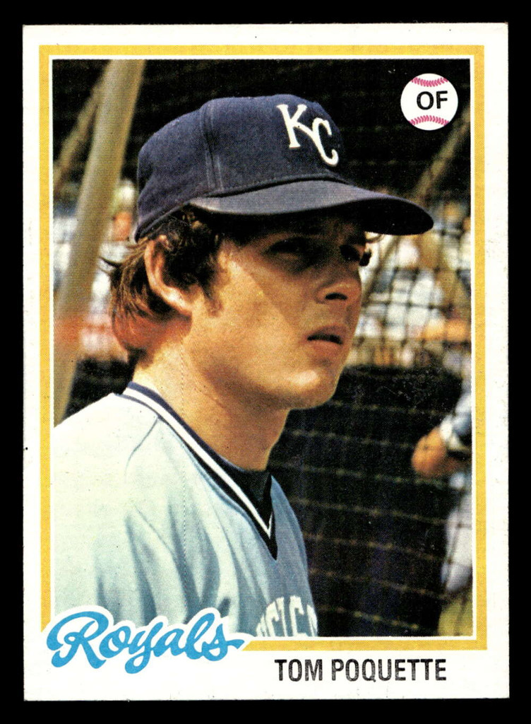 1978 Topps #357 Tom Poquette Near Mint  ID: 520094