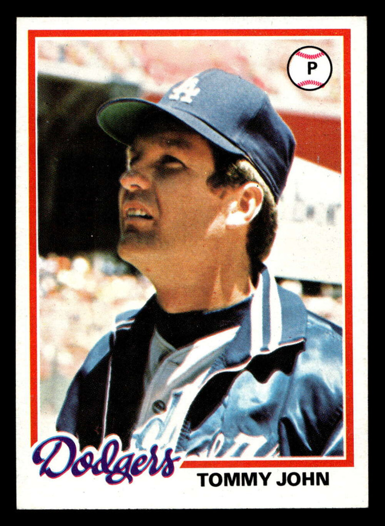 1978 Topps #375 Tommy John Near Mint  ID: 520166