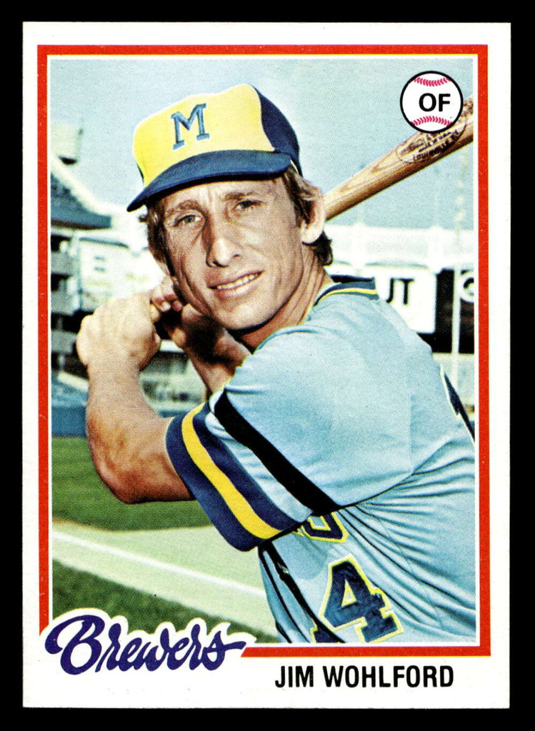 1978 Topps #376 Jim Wohlford Near Mint  ID: 520170