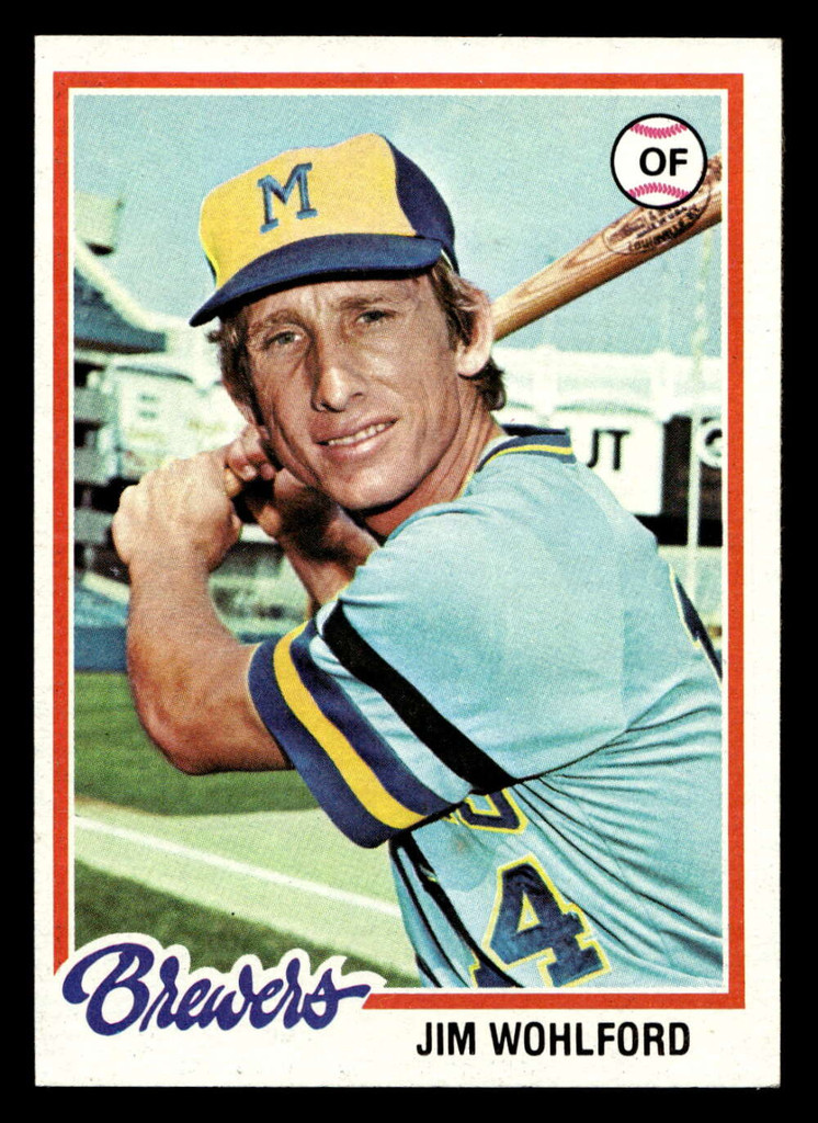 1978 Topps #376 Jim Wohlford Near Mint  ID: 520171