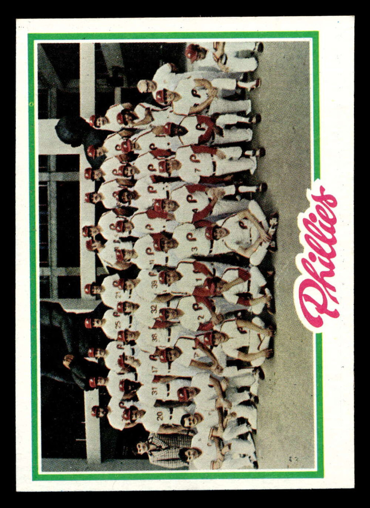 1978 Topps #381 Phillies Team Near Mint  ID: 520190