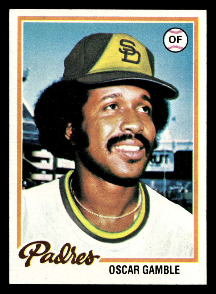 1978 Topps #390 Oscar Gamble Near Mint+  ID: 520226