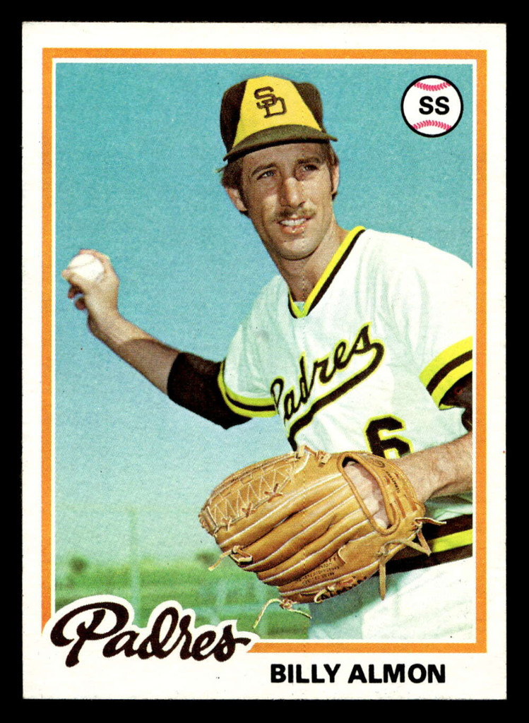 1978 Topps #392 Bill Almon Near Mint+  ID: 520237