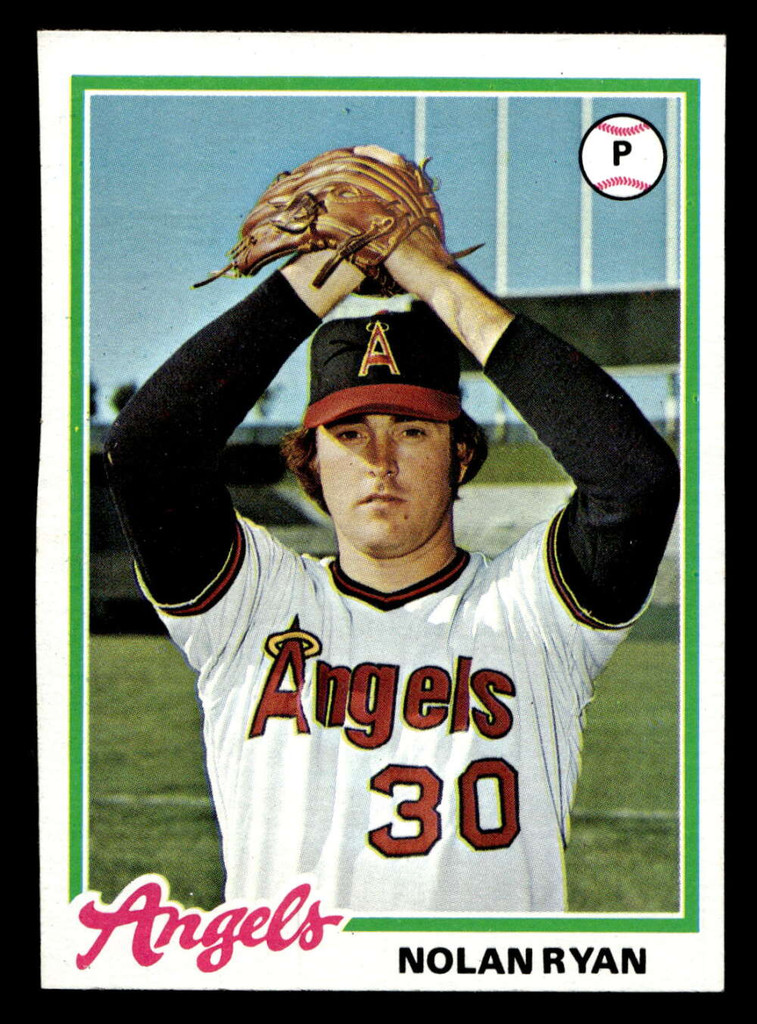 1978 Topps #400 Nolan Ryan Near Mint miscut 