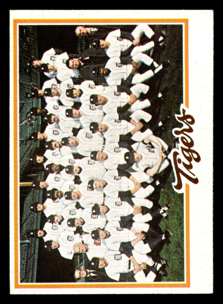 1978 Topps #404 Tigers Team Near Mint  ID: 520285