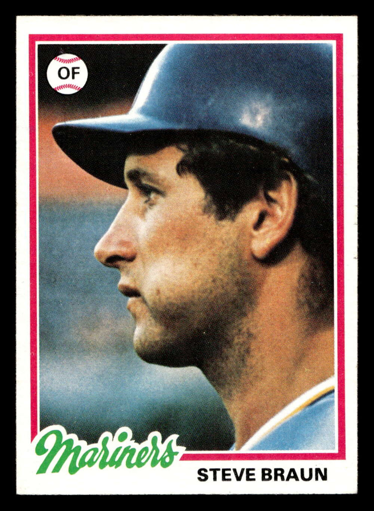 1978 Topps #422 Steve Braun Near Mint  ID: 520355
