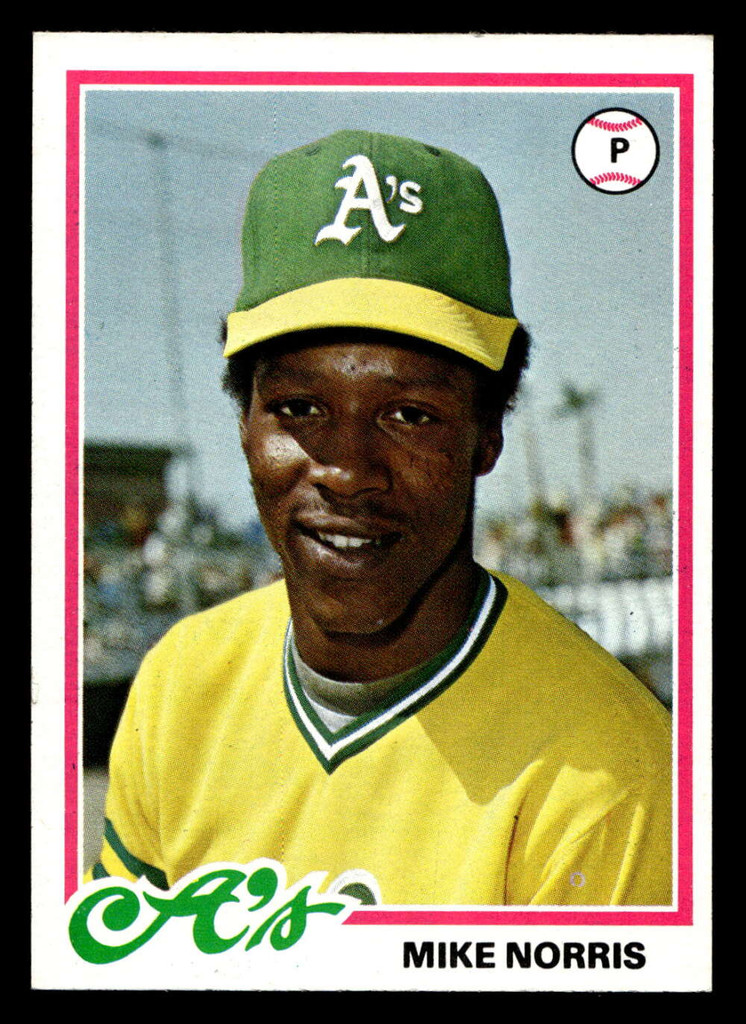 1978 Topps #434 Mike Norris Near Mint  ID: 520409