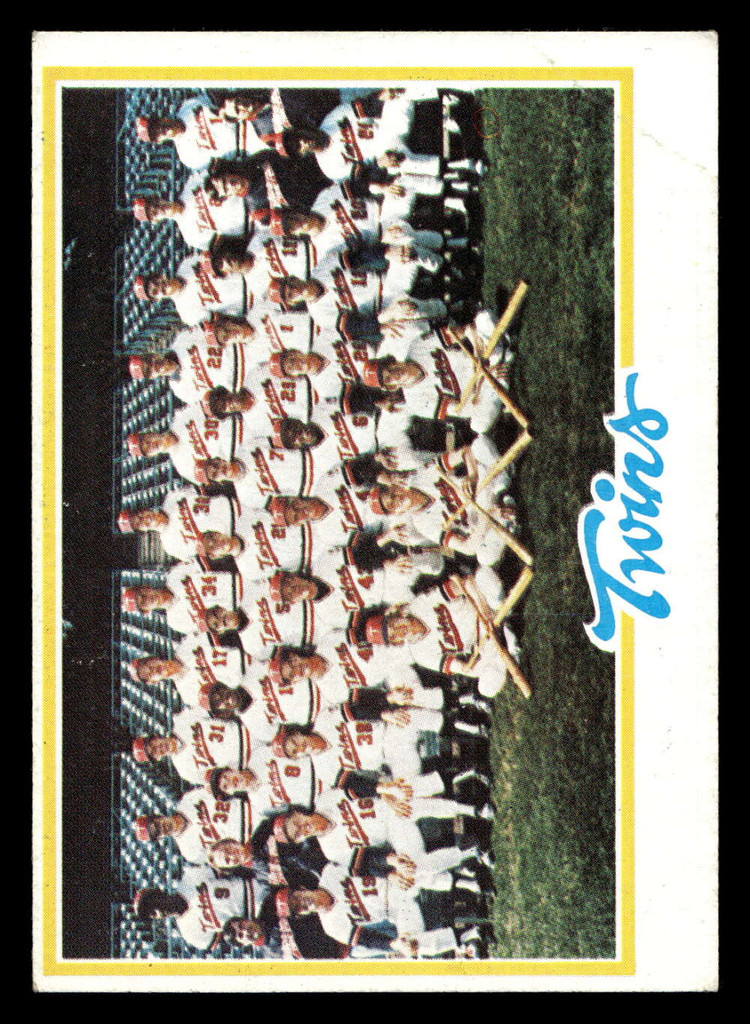 1978 Topps #451 Twins Team Very Good 