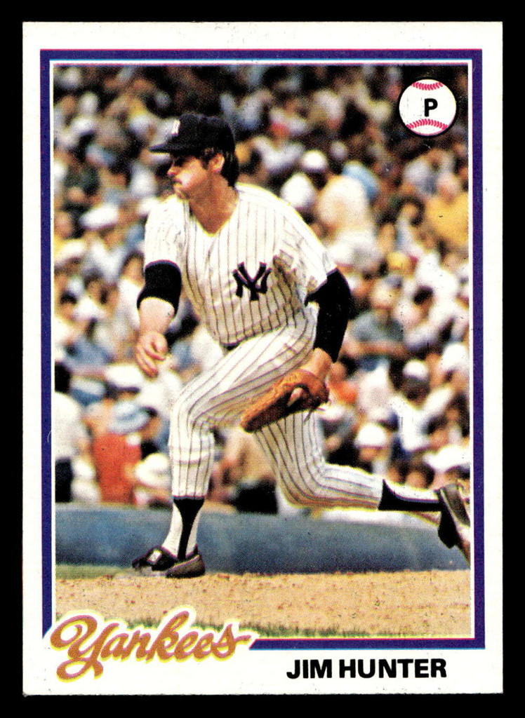 1978 Topps #460 Jim Hunter Near Mint  ID: 520514