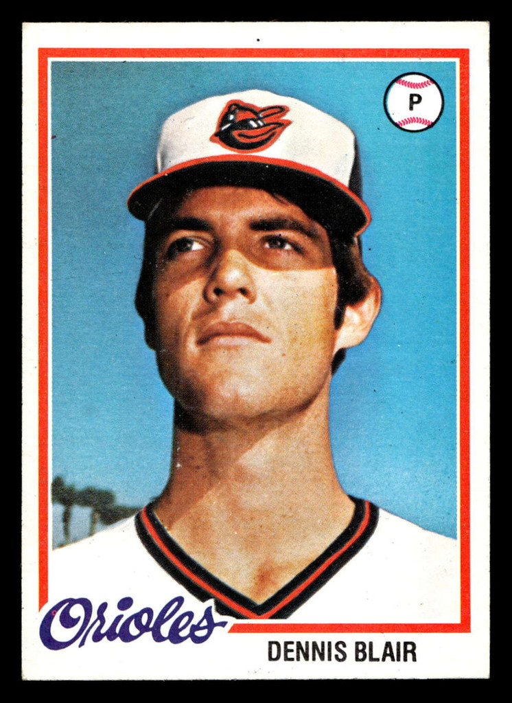 1978 Topps #466 Dennis Blair Very Good 